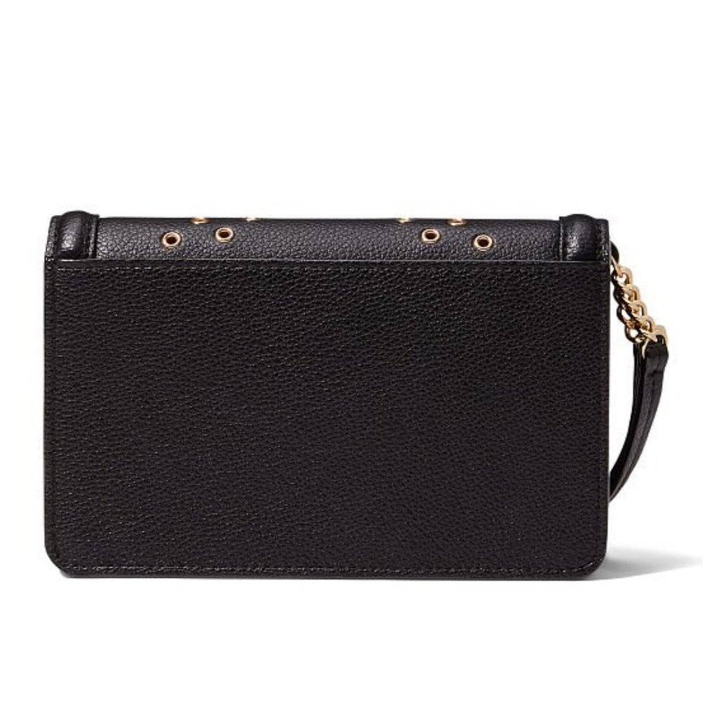 VICTORIA'S SECRET BLACK GOLD GROMMET TECH WRISTLET BAG (WALLET + CLUTCH)**NEW! - Picture 4 of 4
